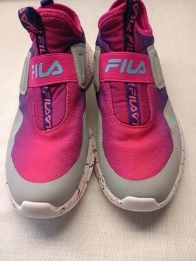 FILA Women Pink & Purple Slip-On Athletic Shoes Size 6.5